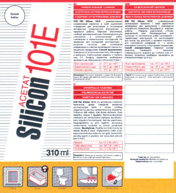 Prekės ženklas: ACETAT Silicon 101E